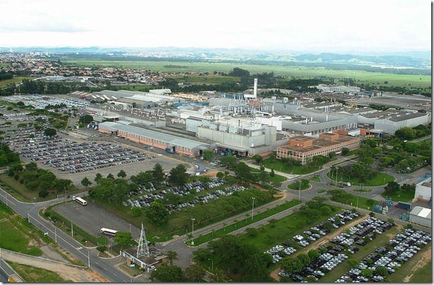 Vista aérea do Complexo Industrial de São José dos Campos