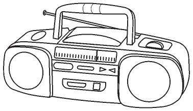 radio broadcasting coloring pages - photo #34
