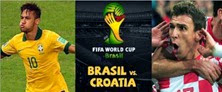 Hasil Brasil vs Kroasia