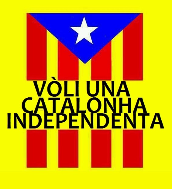 Bandièra catalana per independéncia