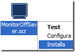 MonitorOffSaver installazione