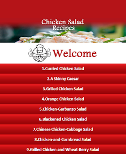 Chicken salad recipes Screenshots 1