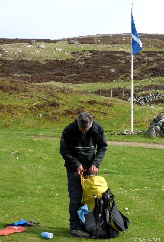 PHIL PACKING UP AT CALLATER LODGE