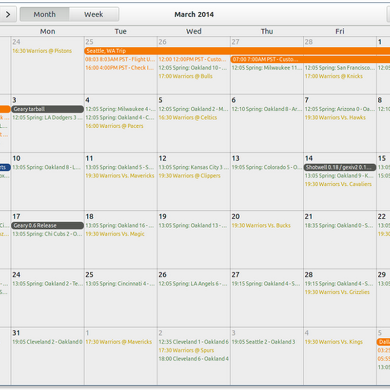 Come installare California, calendario per Gnome 3, in Ubuntu 14.04 “Trusty Tahr”.