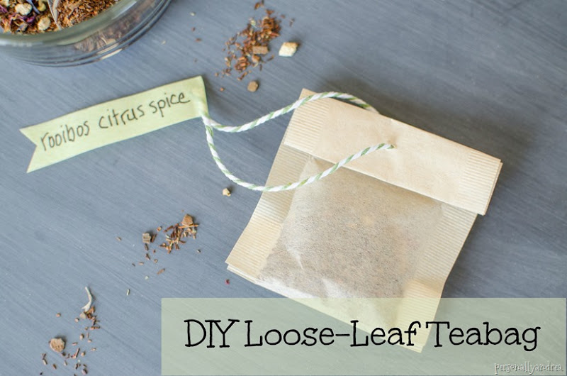 DIY Loose Leaf Teabag |  personallyandrea.com