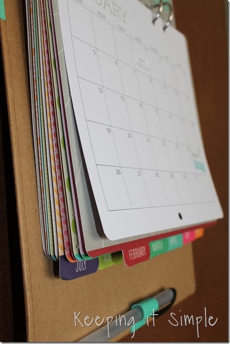 DIY personalized calendar #giftsatmichaels (8)