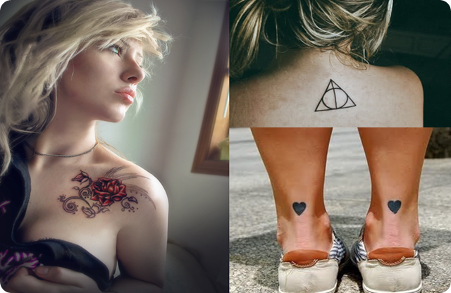 tatuagens fofas e femininas