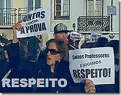 Professores pediram em São Bento - Respeito. Dez.2013