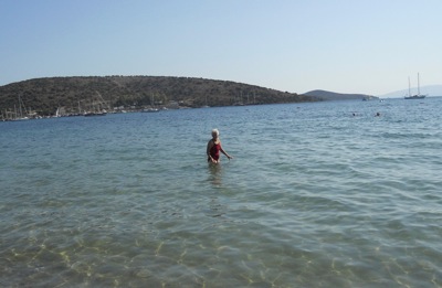 Mom in the Aegean