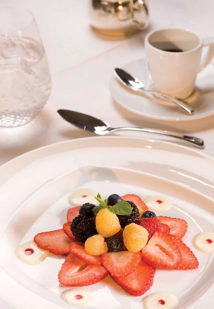 Prime 7 Restaurant ensures fresh produce is available to create flavorsome dishes for you to enjoy throughout your cruise on Seven Seas Voyager.