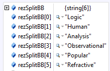 Split() string 4