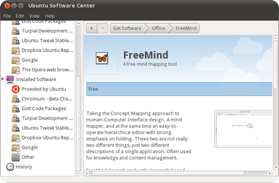 Как установить freemind ubuntu