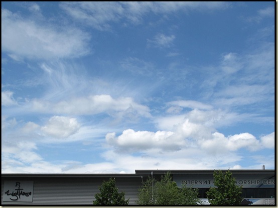 Skyscape over the International Worship Centre