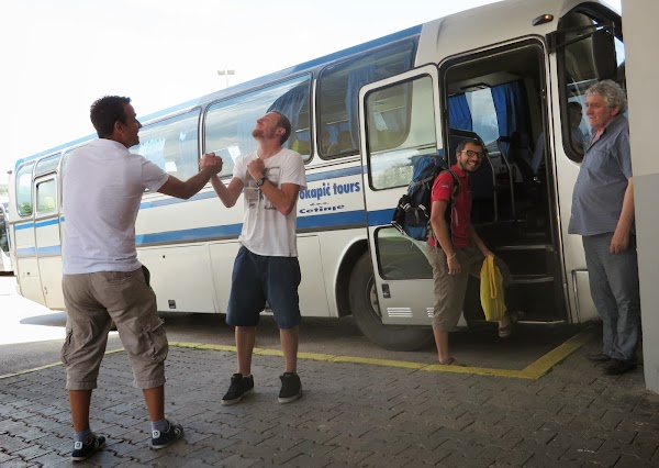 Albanian's tradition to hi-five and laugh as a sign of sadness and regret