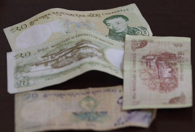 Bhutan currency - the ngultrum