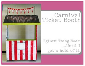 DIY Carnival Ticket Booth