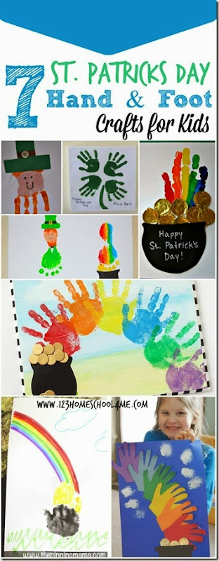 7 St. Patricks Day Hand and foot crafts for kids - so many really fun, creative and unique St Patrick's day art projects for toddler, preschool, kindergarten, first grade, 2nd grade and more in march 7 St. Patricks Day Hand and foot crafts for kids - so many really fun, creative and unique St Patrick's day art projects for toddler, preschool, kindergarten, first grade, 2nd grade and more in march