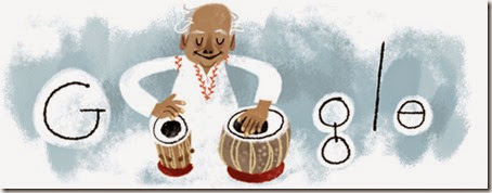 Ustad Alla Rakha birthday Google Doodle