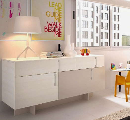 Decoración en blanco para comedores. ¡una idea brillante!
