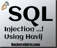 SQL Injection Havij
