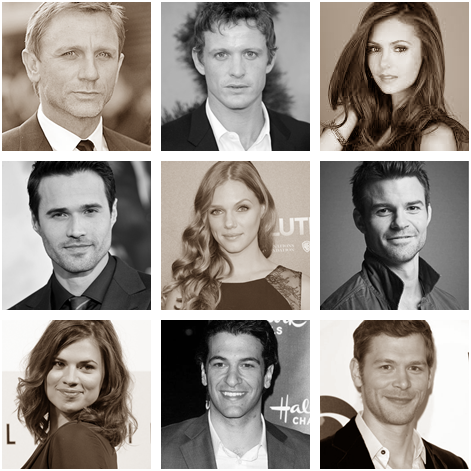 Celebrity crushes collage