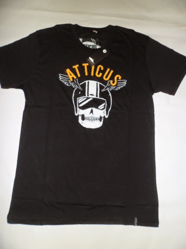 T-shirt Atticus Noir - Taille L - Logo - Neuf Sous Blister - Style Punk Rock / Blink-182