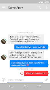 Theme for EvolveSMS - Orca Screenshots 2