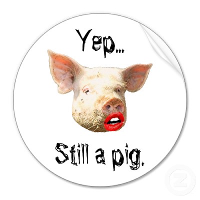 Lipstick on a pig Lipstick on a pig