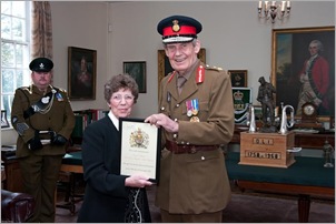 Presentation of the Elizabeth Cross to the family of Pte. Gerald Clarke 20110921  042