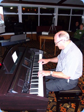 Alan Dadson play played the Club's Clavinova both for the arrival music and then played a double slot for us in the main programme. Alan made good use of the terrific styles built into the Clavinvoa.