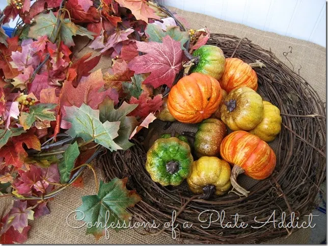 CONFESSIONS OF A PLATE ADDICT Pottery Barn Inspired Fall Wreath supplies