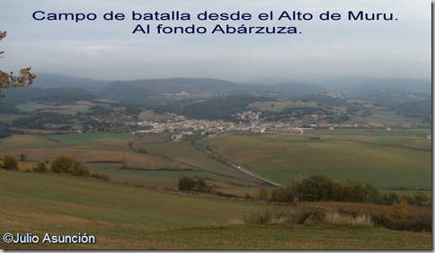 Campo de batalla de la batalla de Abárzuza - Monte Muru