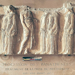 14.- Fidias. Procesión de las Panateneas