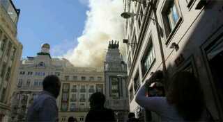 Incendio en el Teatro Alcázar incendio teatro alcazar madrid