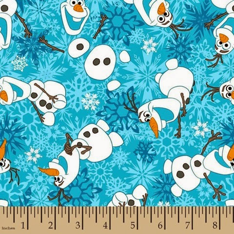 Frozen Snowman Flannel