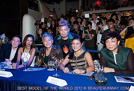 Dick Lee Judges for Best Model of the World 2012 Singapore finals Addie Low, Kevin Khoo, Annetha Ayyavoo Cheryl Talam Hansen Winners Lewis Anthony Stokes Mel Zhu for Istanbul Turkey grand finals 2012,
