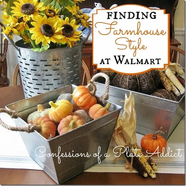 CONFESSIONS OF A PLATE ADDICT Finding Farmhouse Style at Walmart