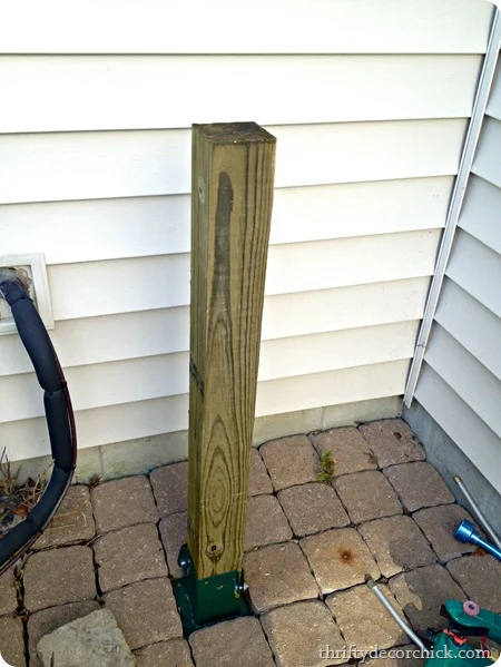 DIY hose holder no dig