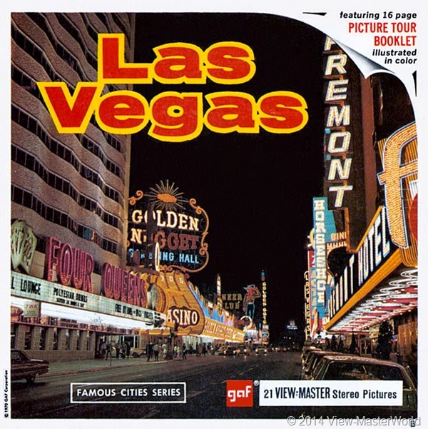 View-Master Las Vegas Nevada A159 Packet Cover