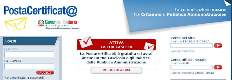 scarica posta certificata su thunderbird