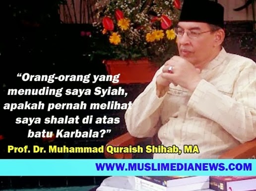 Prof Quraish Shihab menjawab tuduhan Syi'ah terhadap dirinya
