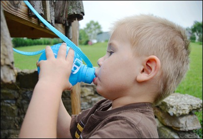 polished photo PPP kids drinking water