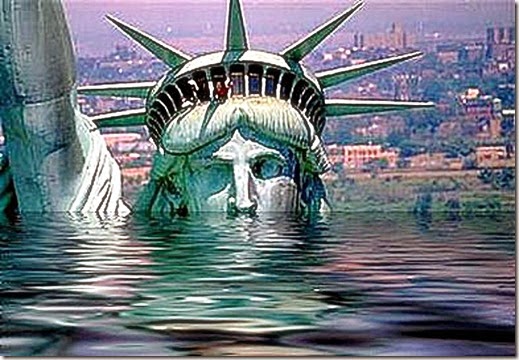 Lady Liberty Drowning in Decay