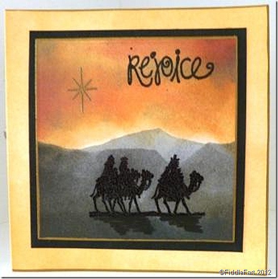 Three Kings Rejoice Christmas Card