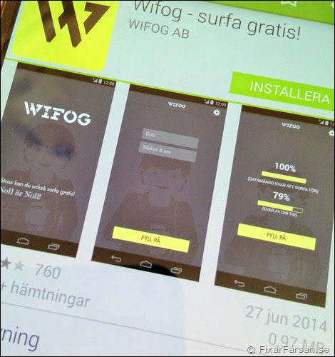 WiFog-Appen