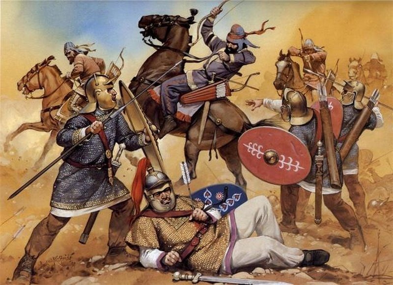 Guerra Persa Romano - Armas Quimicas
