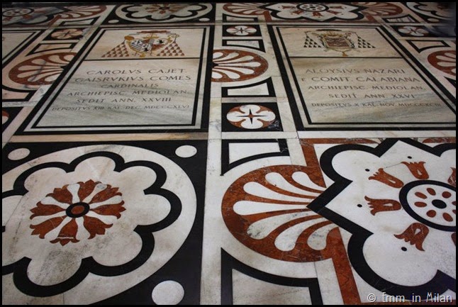 Tile details Milan Duomo
