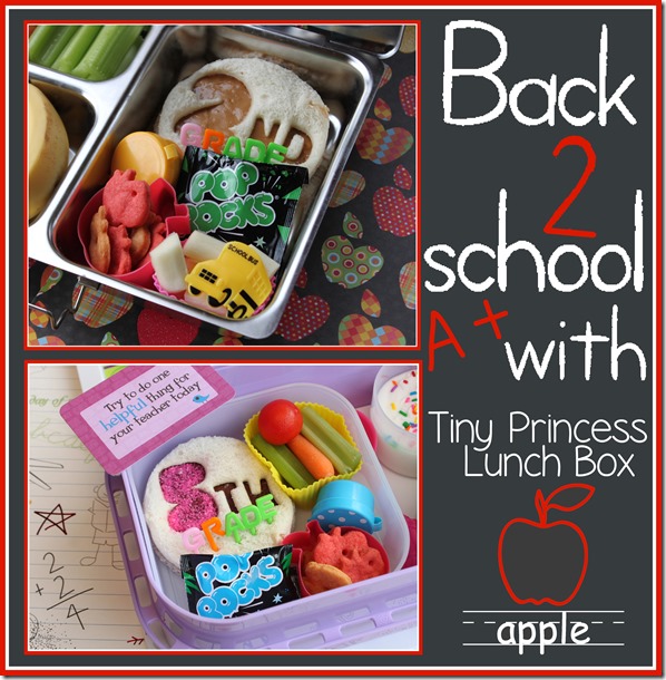 Back to school with tiny princess lunchbox!