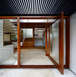 casa de madera Brown Street House