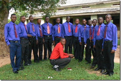 Youth choir in Mutoto